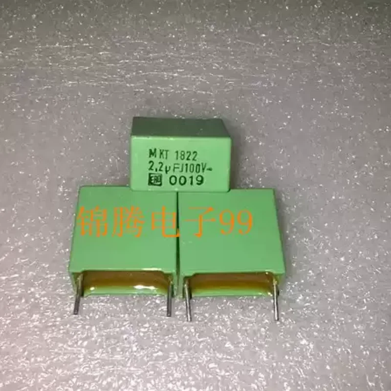 10-100pcs German VISHAY ERO 2.2UF 100V 225 fever film capacitor with pin spacing of 15MM