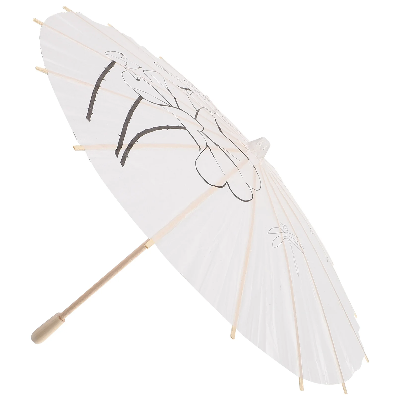 

DIY Paper Umbrella Children Hand-Painted Classic Small Paper Umbrella Decoration Photography Prop Party Wedding Festival Decor