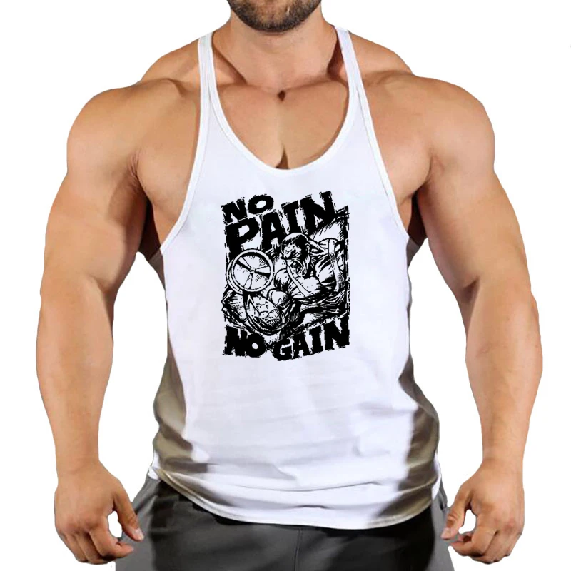 Super man Beast Bat man Gym Tank Top Men Fitness Clothing Bodybuilding Train Stringer Summer Clothing for Male Sleeveless Vest