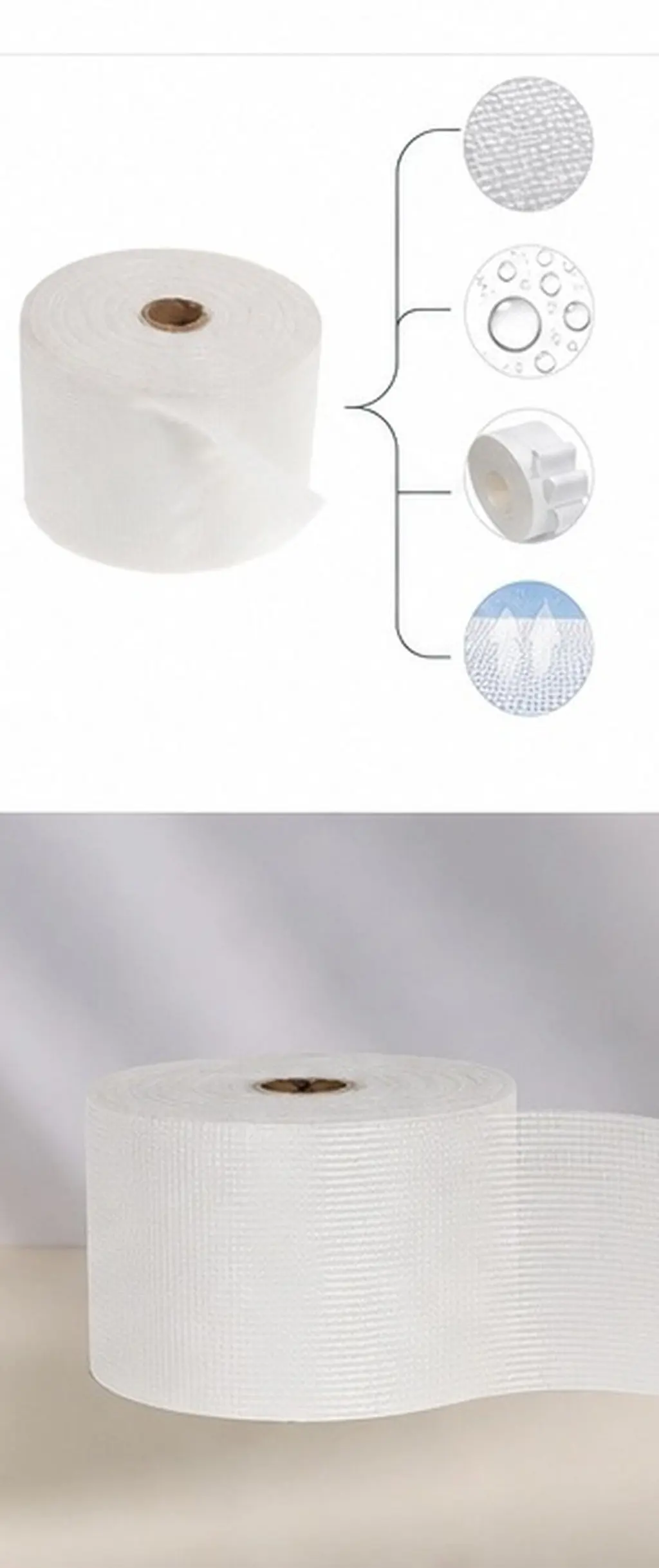 Waterproofing Roof Tape Polyester Mesh Repair Tape for Drywall Shower Floor Wall Moisture Barrier Membrane Fabric Sheet