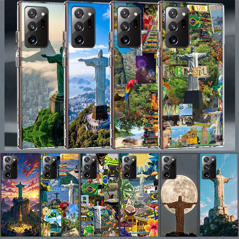 City Brazil Rio de Janeiro Phone Case for Samsung A55 A35 A25 A15 A07 A05S A16 A17 A26 A36 A37 A56 A57 Galaxy Note 20 10 A50S A7