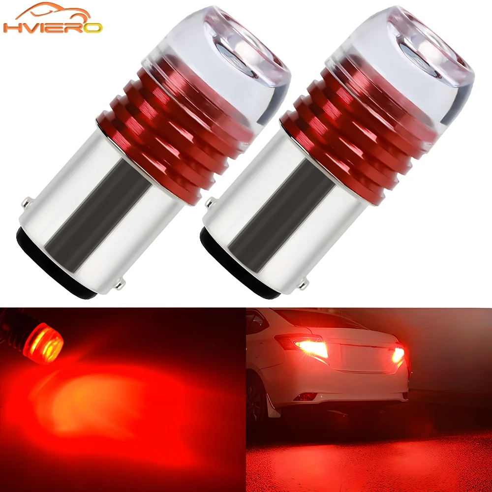 2PCS Car Brake Turn Signal Tail Flashing Light Modif Waterproof Fog 1156 1157 Flash Strobe Lamp Parking Reverse LED Trunk Bulb