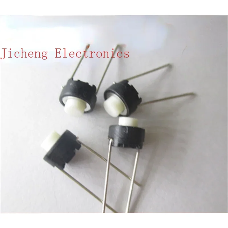 10PCS Radial SKRGAED010 Touch Button 6*6* 5MM White Circular Two-pin Microswitch