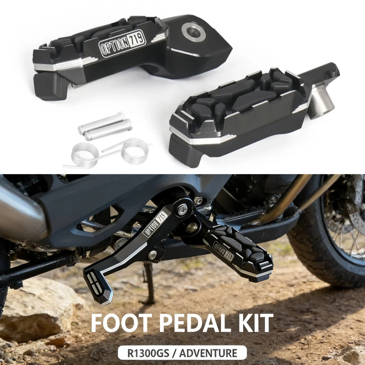 

Алюминиевые подножки-удлинители для мотоцикла BMW R 1300 GS Adventure R1300 GS ADV R1300GSA 2023-2025