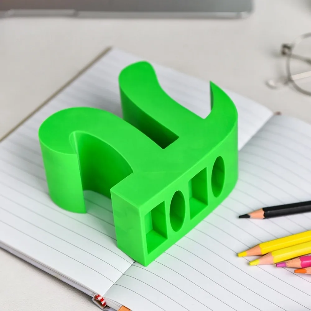 Multifunctional Creative Pi Pen Holder Math Festival Desktop Storage 3.14 Pi Day Gift Green Greek Letter Stationery Box Desk