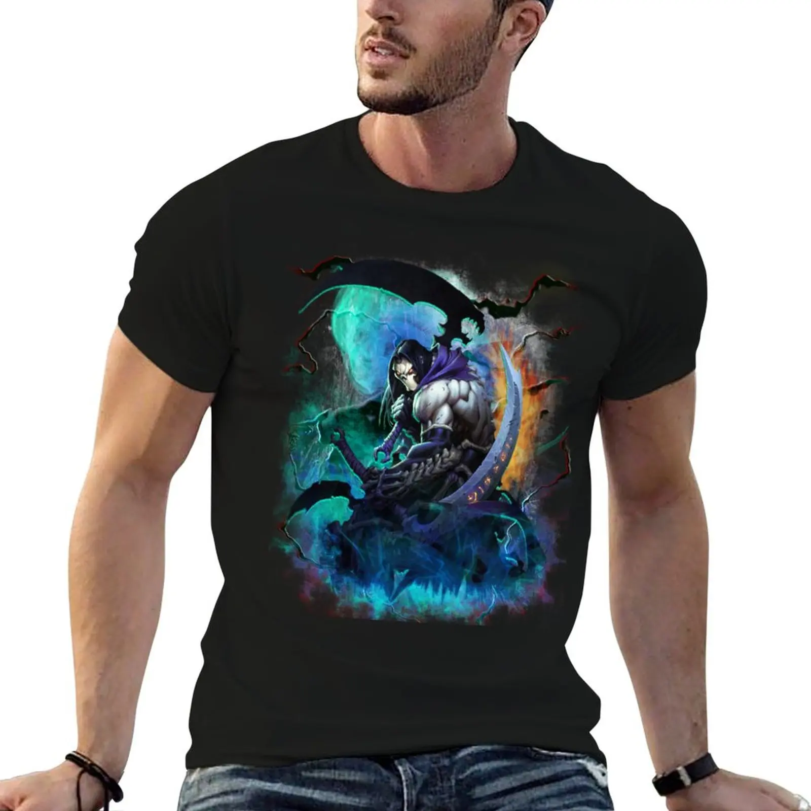 

Darksiders 2 T-Shirt mens graphic t shirts t shirts for man cotton funny T-Shirt