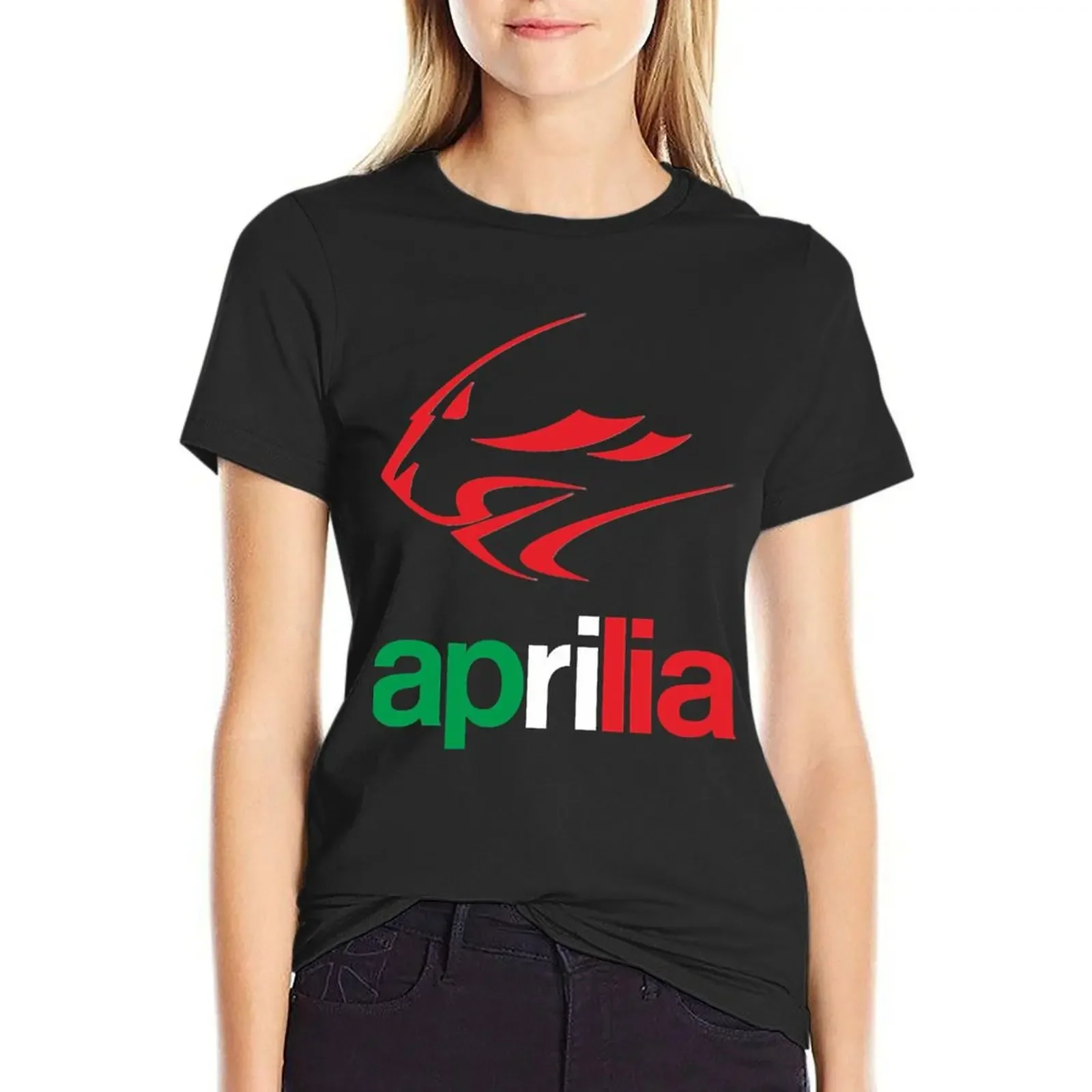 Italian Aprilia logo Essential T-Shirt Aesthetic clothing aesthetic clothes shirts graphic tees Women's cotton t-shirt