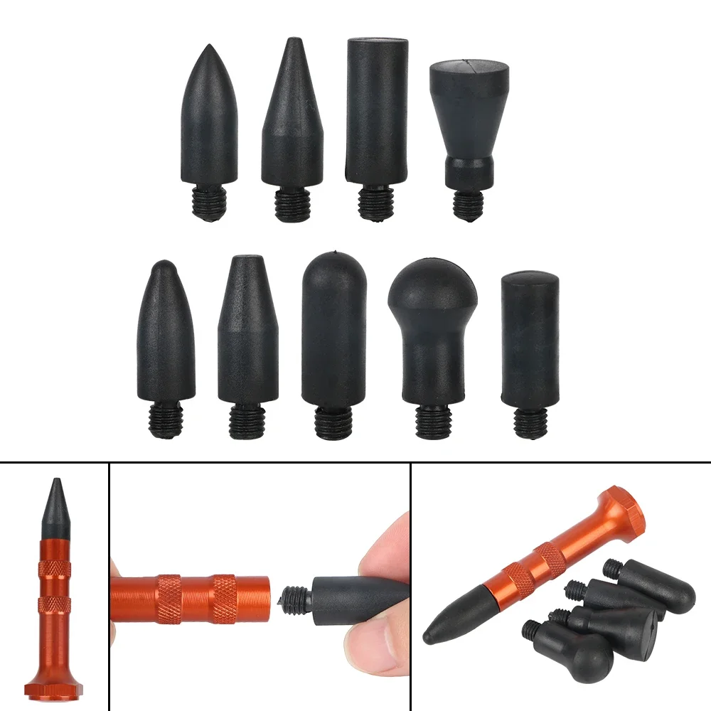 Car Dent Hammer Repair Dings Removal Tools Hail Bulge Remover Tap Down Pen Auto Sheet Metal Set Automotive Accessories Universal