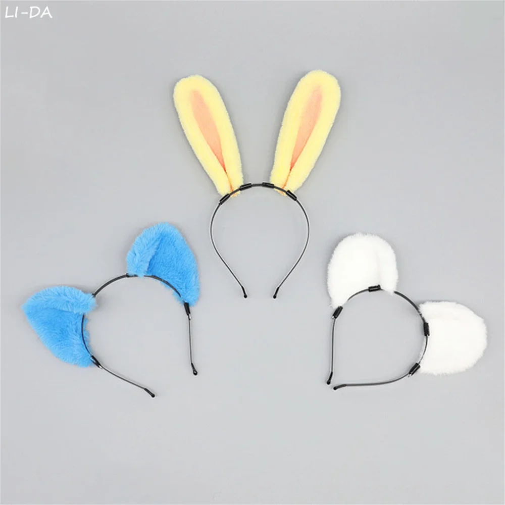 ぬいぐるみ漫画ウサギ耳ヘアフープアニメコスプレ衣装猫耳カチューシャ帽子女性女の子ステージパフォーマンスヘアフープ