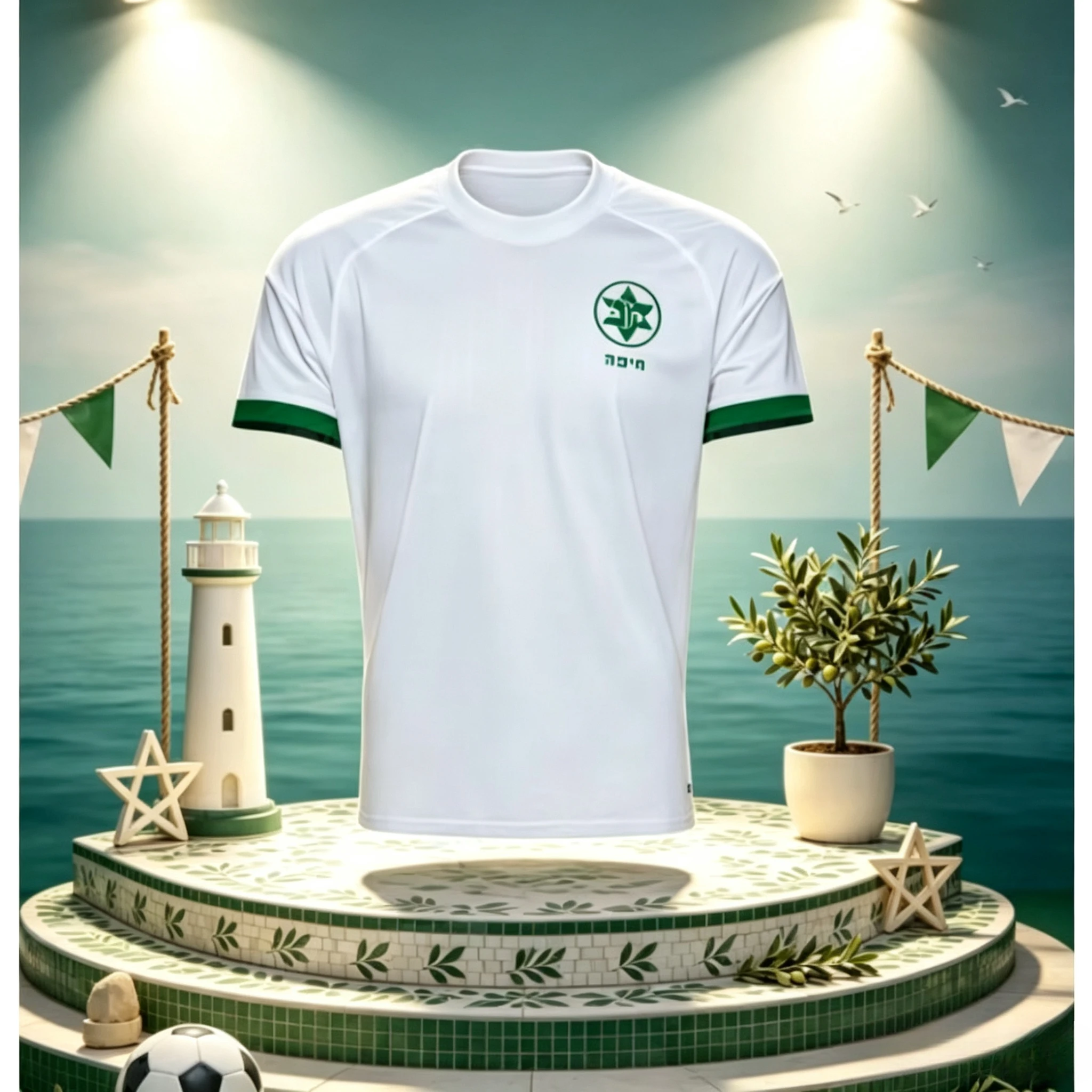 2026 Modern Trendy Football Fans Maccabi Haifa 26-27 Jersey Family 3D Printed Sports Casual T-shirt Summer Breathable Top
