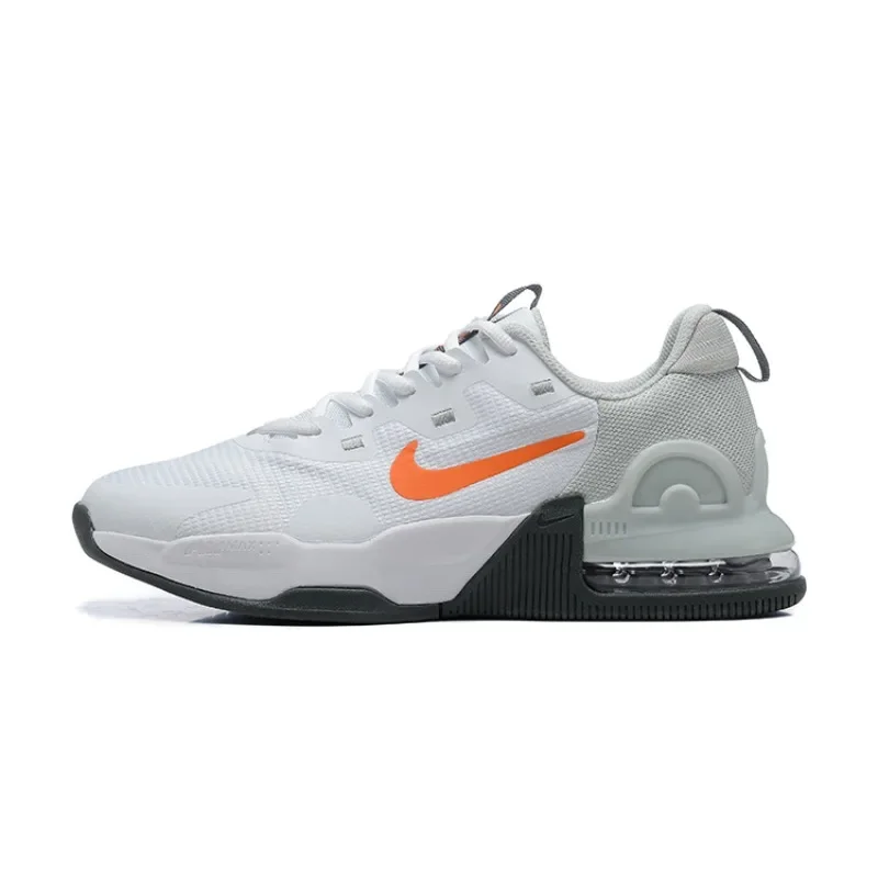 

Nike Air Max Alpha Trainer 5 White Grey Orange Air Cushion Anti-Slip Hard-Wearing Men Women Retro Running Shoes DM0829-103