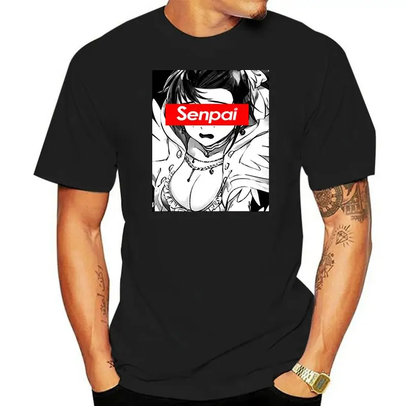 Senpai streetwear camiseta-presente para homens e mulheres obtakus-macio japonês weeb camiseta festiva