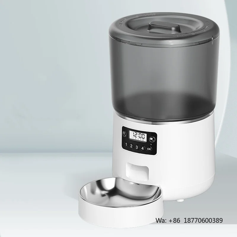 Smart Automatic Pet Feeder  Food Dispenser with Timer Setting Auto Feeder for Small Medium Dogs Cats