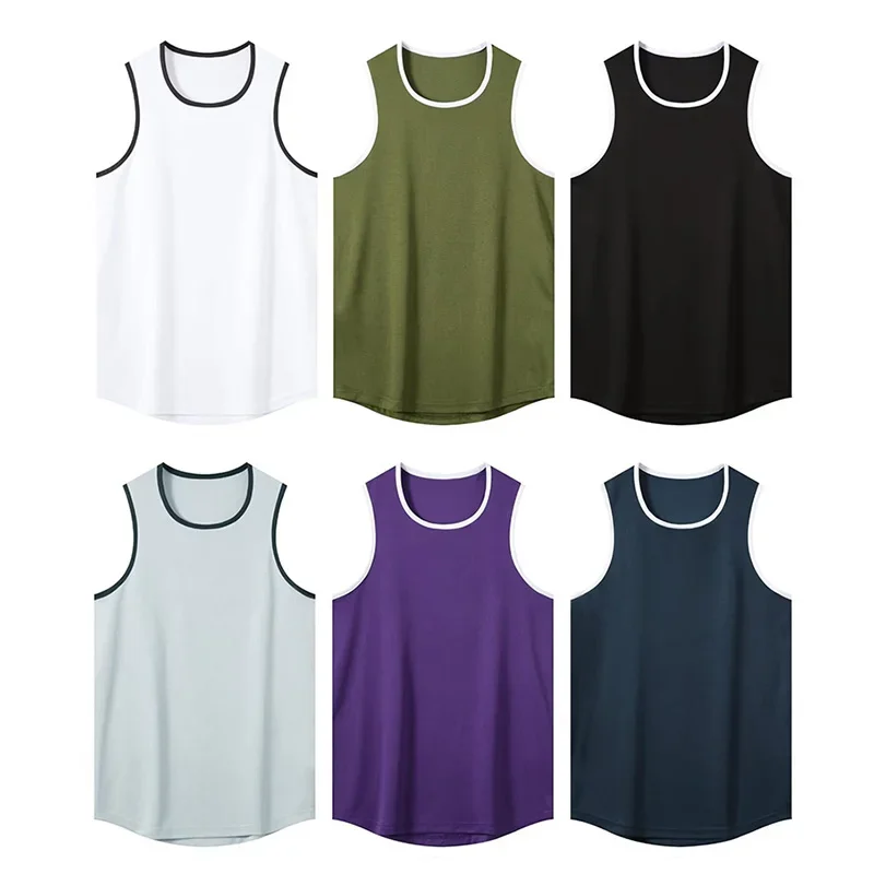 Men Ball Jerseys Shirts Youth Basketball Vest Uniforms Blank Custom Running Training Gym Fitness Loose Jerseys Suits Tank Top