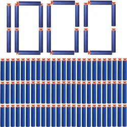 Juguete de alta calidad para niños, balas de pistola de juguete, balas de ventosa azul, dardos de repuesto de 7,2 cm, serie Nerf Blasters, regalo de Navidad para niños