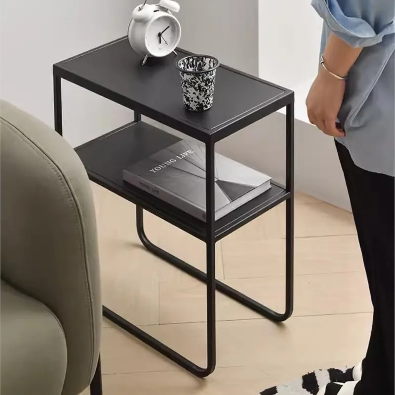 MOMO Sofa Side Table Light Luxury Multi-layer Corner Table Simple Coffee Table Living Room Crevice Shelf Bedside Table Household