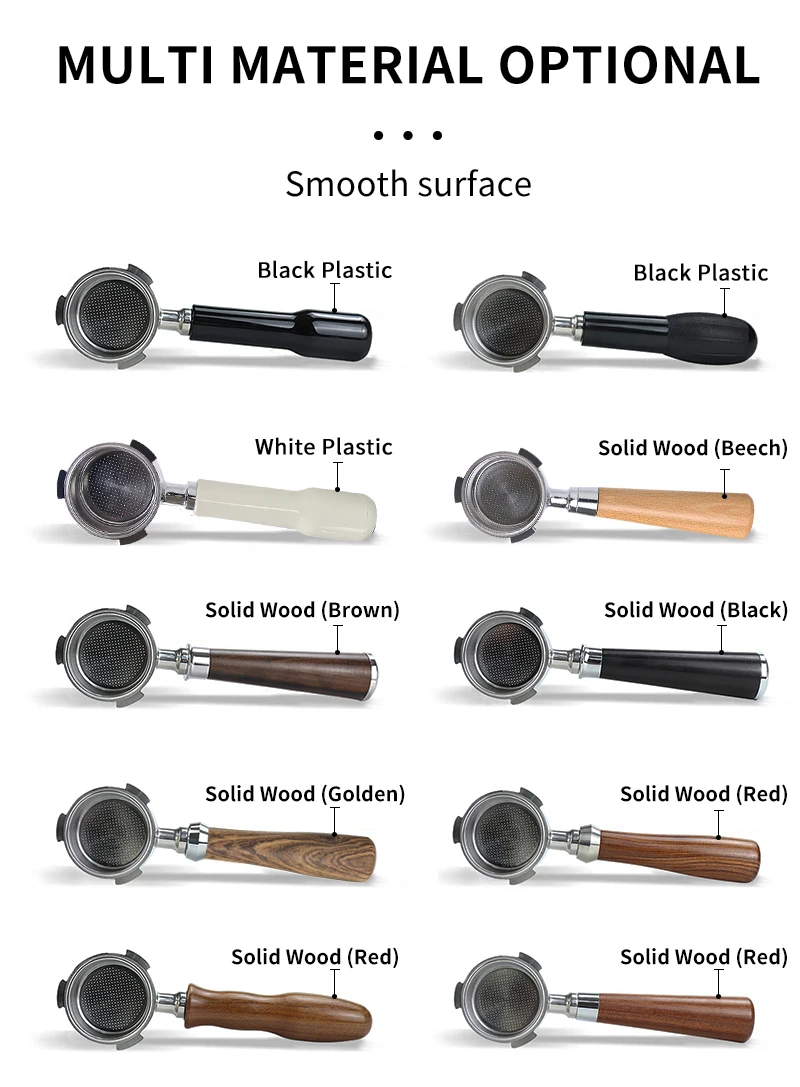 54 mm Kaffee-Siebträger ohne Boden, nackt für Breville Sage 870 878 879 Filterkorb, Espressomaschine, Zubehör, Barista-Werkzeuge – Detail 1