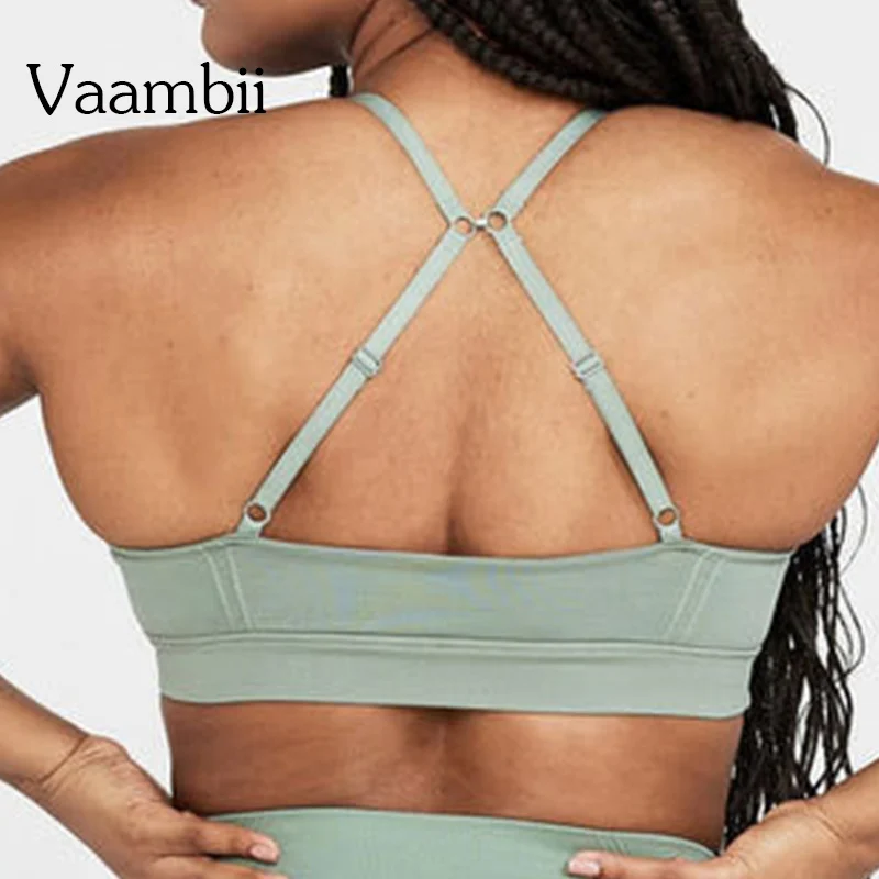 Seamless Yoga Bra Back Cross Buckle Strappy Sports Bra Sexiest Push Up Sport Bra Gym Bras Sportwear Woman Active Wear Women