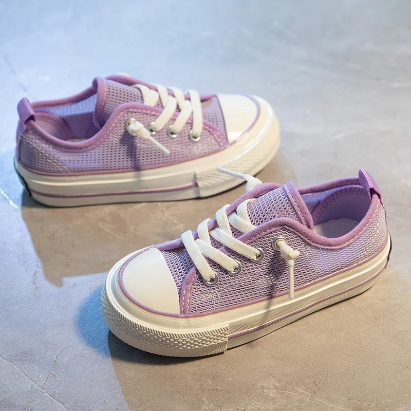 2023 primavera autunno Sneakers per bambini scarpe di tela scarpe da Skate sportive per bambini ragazze ragazzo Mesh Sneakers comode e traspiranti