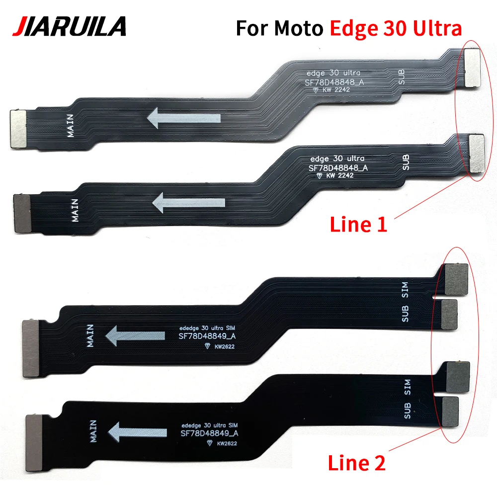10 قطعة/الوحدة كابل مرن رئيسي مناسب لـ Moto Edge 30 Ultra توصيل اللوحة الرئيسية بشريط شاشة LCD #2