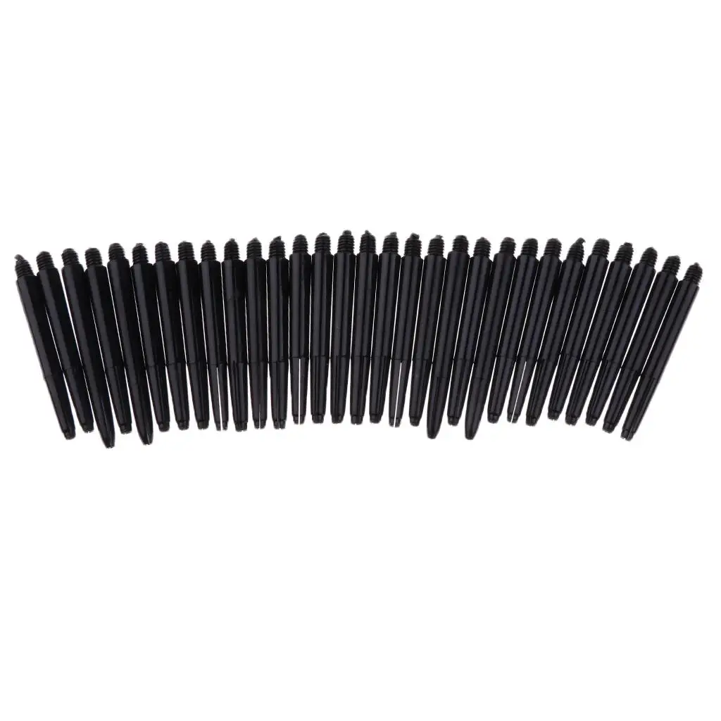 30 Pieces Nylon Dart Shafts Plastic Dart Accessories Lightweight 2BA Thread Darts Accessory for Dart Arrows