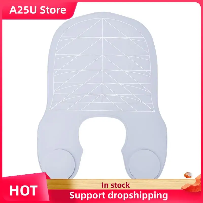 

A25U Hair Cutting Pad Hairdressing Salon 1PC Silicone Waterproof Cutting Collar Stripe Hair Cutting Cape