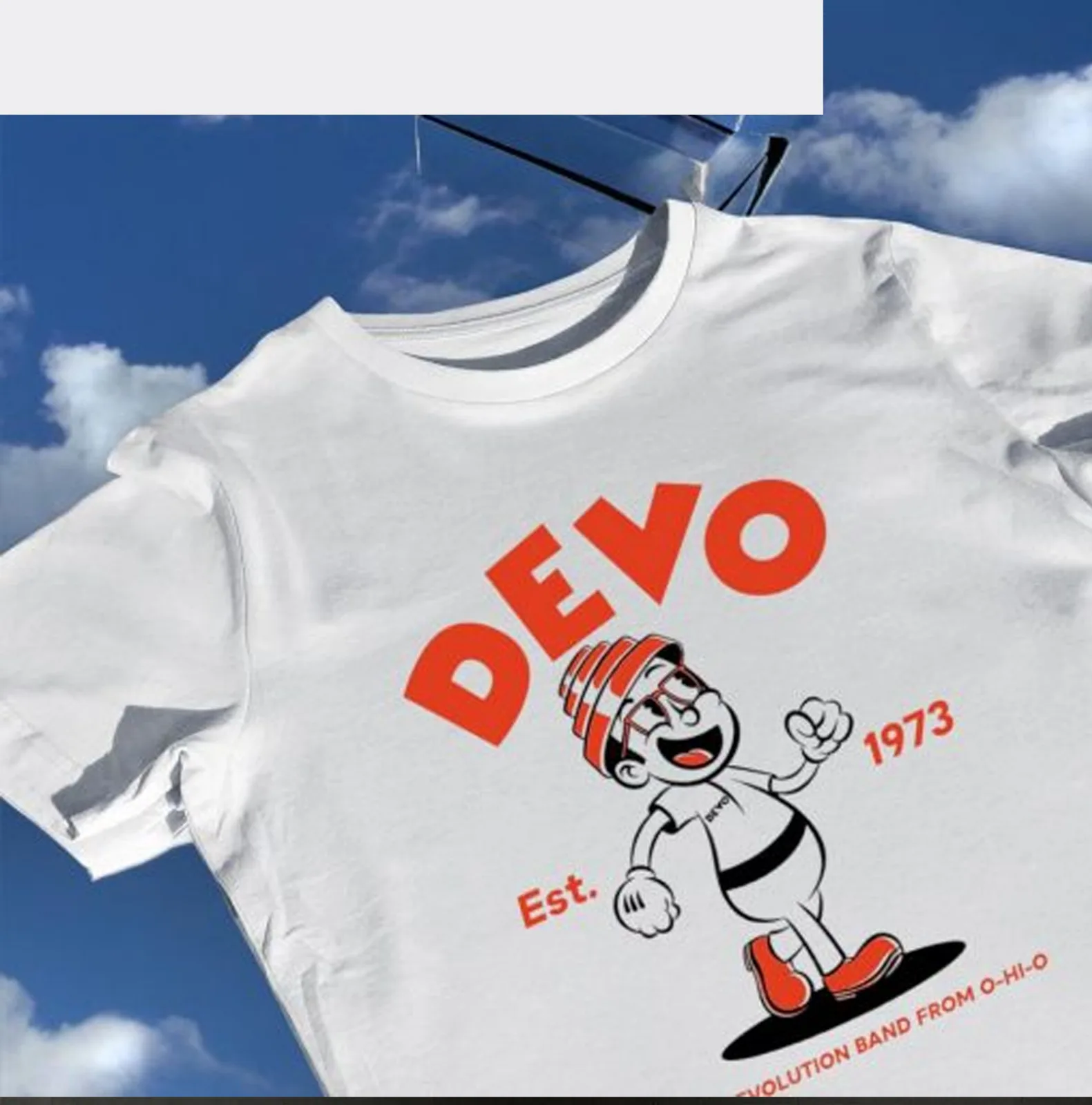 Devo The De Evolution Band from Ohio 1973 shirt EG623 long sleeves