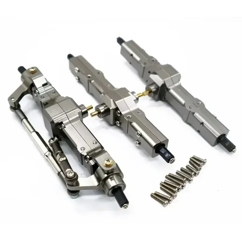 

for WPL C14 C24 B14 B24 B16 B36 1/16 RC Car Truck Rock Crawler Trucks Metal Front / Rear Bridge Axle Gear Box RC Car Parts