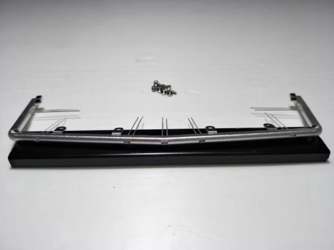 Accesorios de luces LED inferiores delanteras de aleación de aluminio para camión Tamiya RC 1/14 remolque volquete Scania 56323 R620 R470 piezas de mejora