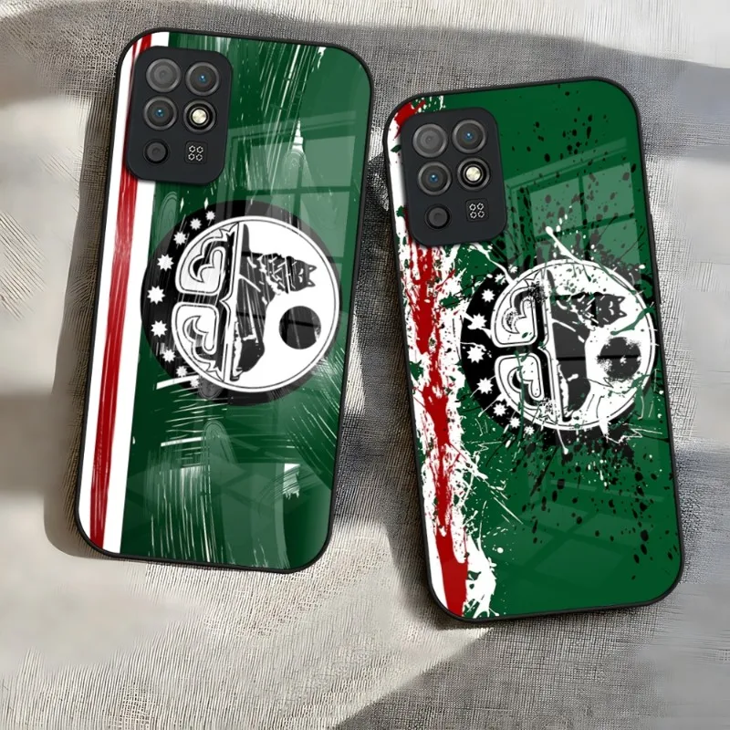 Ichkeria Flag Chechen Flag Phone Case For Huawei P30 Lite P50 P20 P40 P10 P9 Smartp Z Mate 40 Honor 30 50 60 Pro Plus Glass