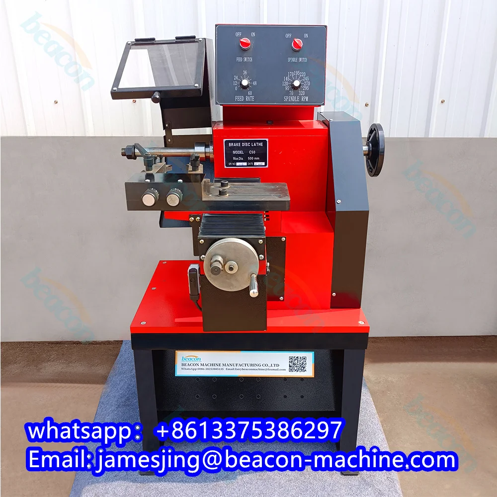 New Brake Disc And Drum Lathe C50 Auto Suv Car Tire Repair Stand Brake Lathe Cutting Machine