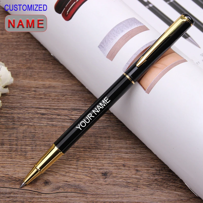 Engraving Custom Gel Pen Funny Text Writing Pretty Stationery Office Accessories School Supplier 2025 Novel Luxury Korean Cool