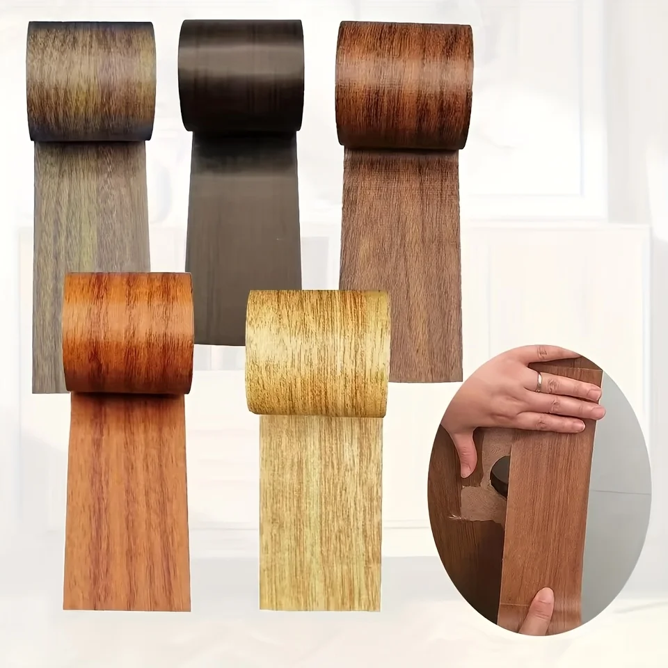 YITAPE Wood Grain Repair Tape 5M Self-Adhesive Furniture Sticker for Table Chair Door Floor Window Renovation Waterproof Patch