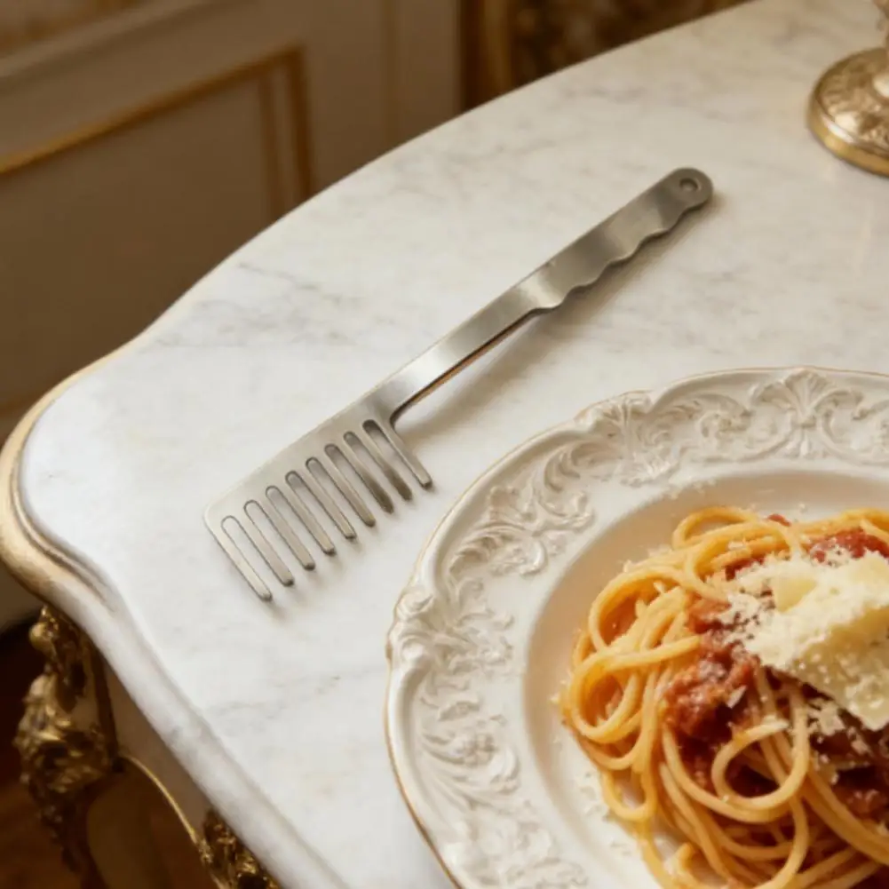 2026 Spaghetti Serving Spoons Spaghetti Comb Pasta Server Creative Pasta Portioning Tool Separated Noodle Separator Combs
