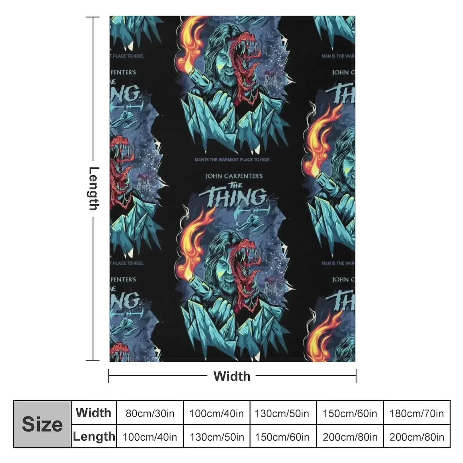 The Thing Throw Blanket halloween Soft Big Fashion Sofas Luxury St Bed linens bed plaid Blankets