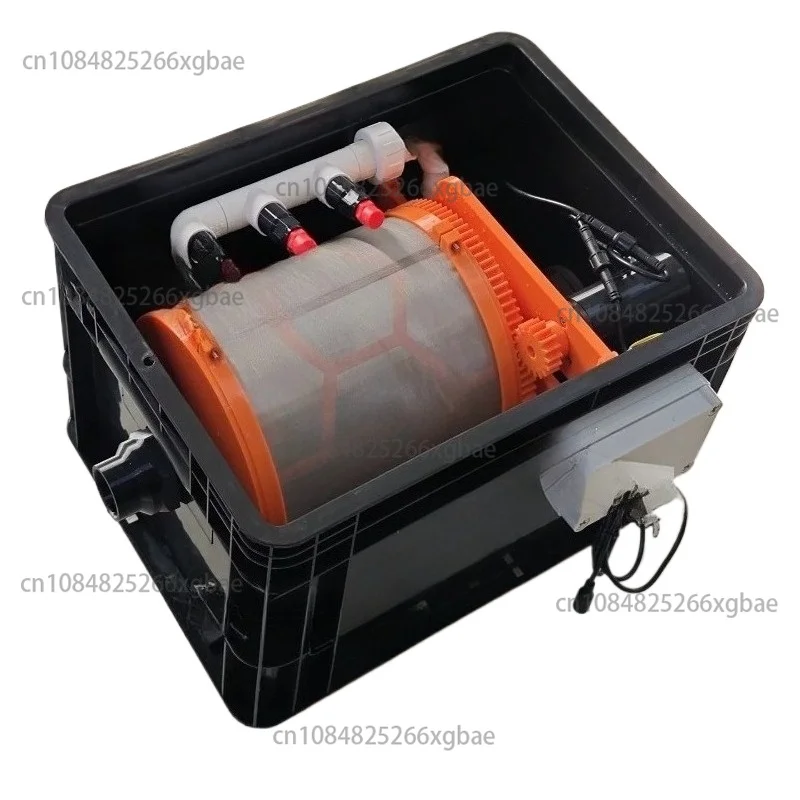 Fish Pond Conversion Microfilter Automatic Sewage Circulation System Pond Water Filter Purification Equipment 5T Traffic Usage