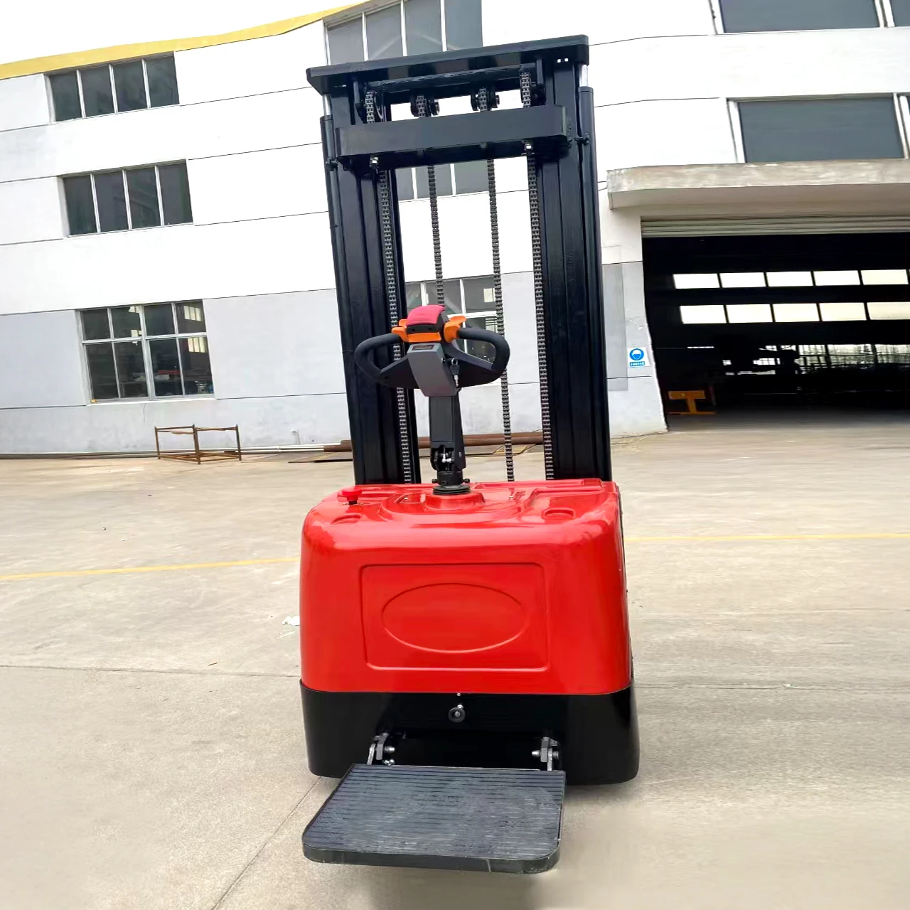 Cheap Price Electric Stacker 2 Ton Standing Counterbalance Intelligent Control System 1 Ton 3 Ton Semi Electric Pallet Stacker