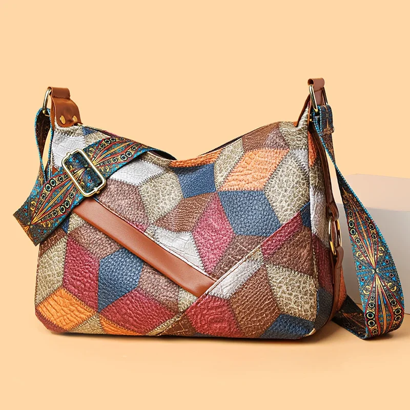 

2024 Women Bag Soft PU Leather Purse Quality Female Shoulder Messenger Bag Designer Large Capacity Handbag Ladies Shoulder Packs