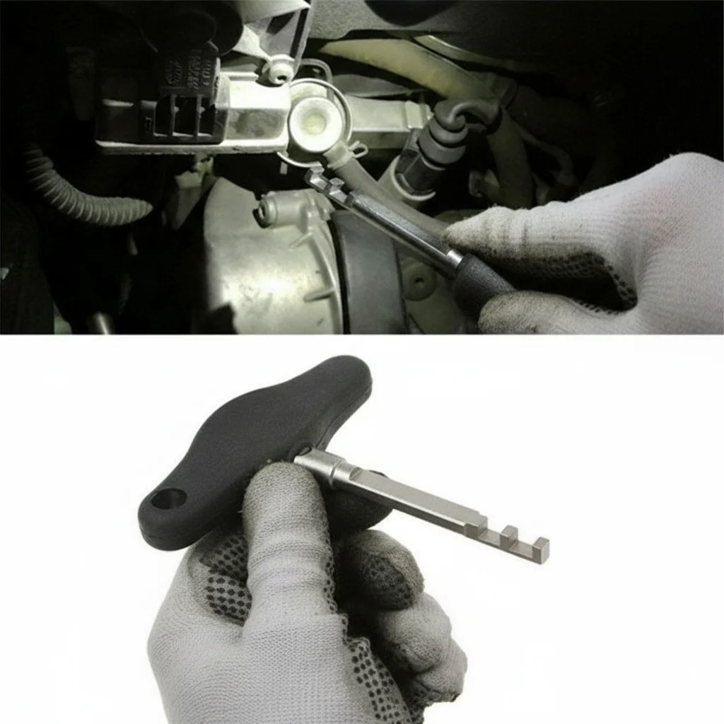 Herramienta de Liberación de Conectores para VW Audi Porsche, Herramienta de Desbloqueo de Arnés de Cableado Push-Pull, Herramienta de Reparación de Sensor de Faro y Bobina MAF