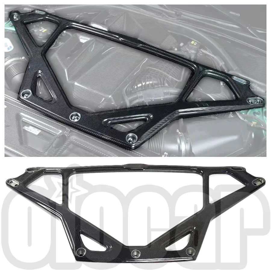 OiOMOTORS CSL Style Pre-preg Dry Carbon Front Strut Brace Bar for BMW G87 M2 G80 G81 M3 G82 G83 M4