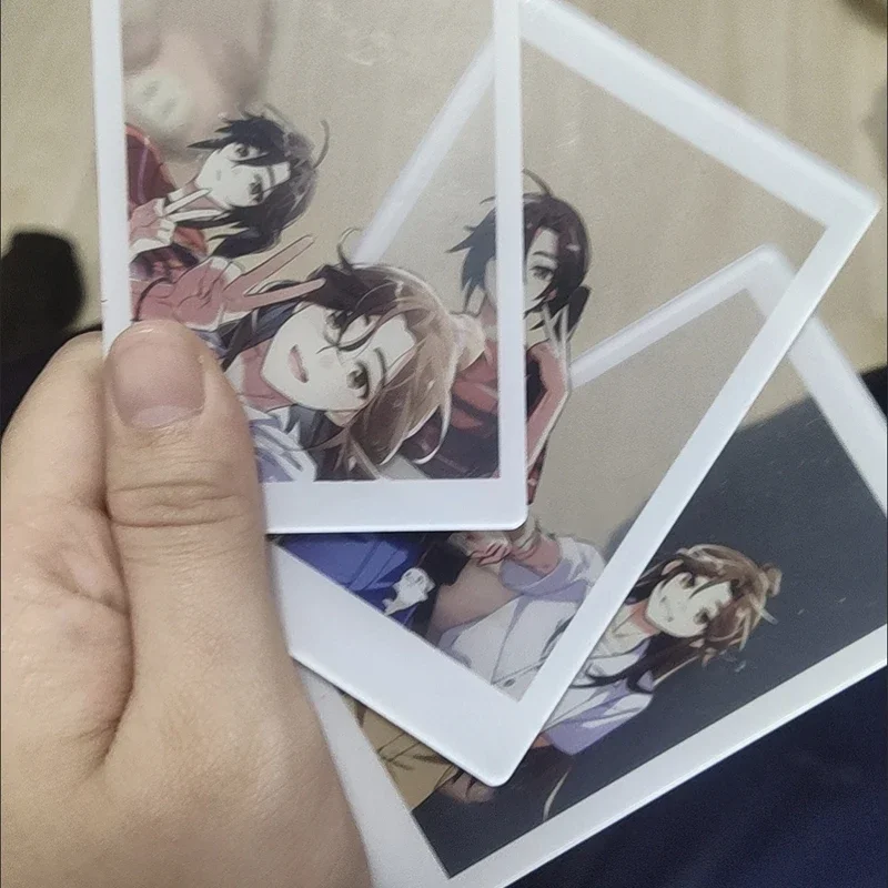 2026 New 3Pcs/Set Tian Guan Ci Fu Photo Props Diy Acrylic Transparent Card Heaven Official's Blessing Collection Card