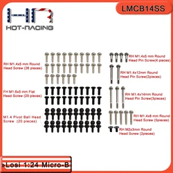 Hot Racing A Full M1.4 Screw Kit set for Stock Losi Micro B