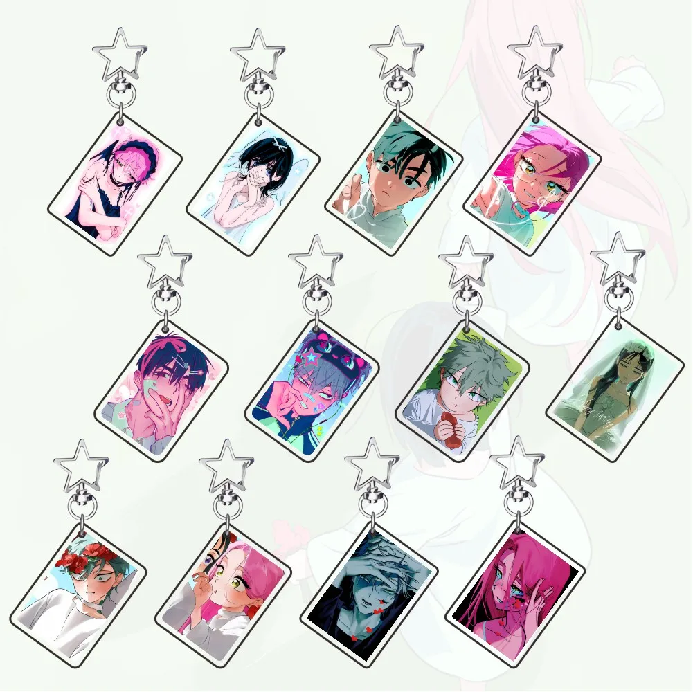 Брелки в стиле аниме Alien Stage Chibis для женщин, аксессуары, сумка Luka Ivan Till Mizi Hyuna Sua, популярные брелоки, ювелирные изделия, подарки для фанатов Брелки в стиле аниме Alien Stage Chibis для женщин, аксессуары, сумка Luka Ivan Till Mizi Hyuna Sua, популярные брелоки, ювелирные изделия, подарки для фанатов