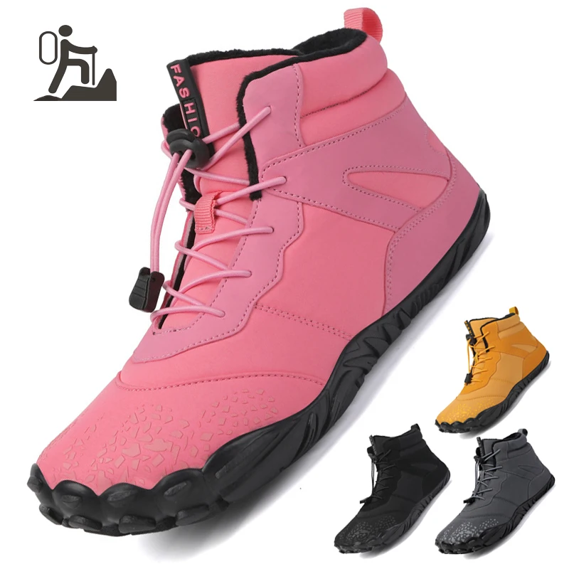 New Waterproof Hiking Ankle Boots Climbing Women boots Winter Men Boots Outdoor Snow Shoes Men's Winter Boots Trekking Footwear