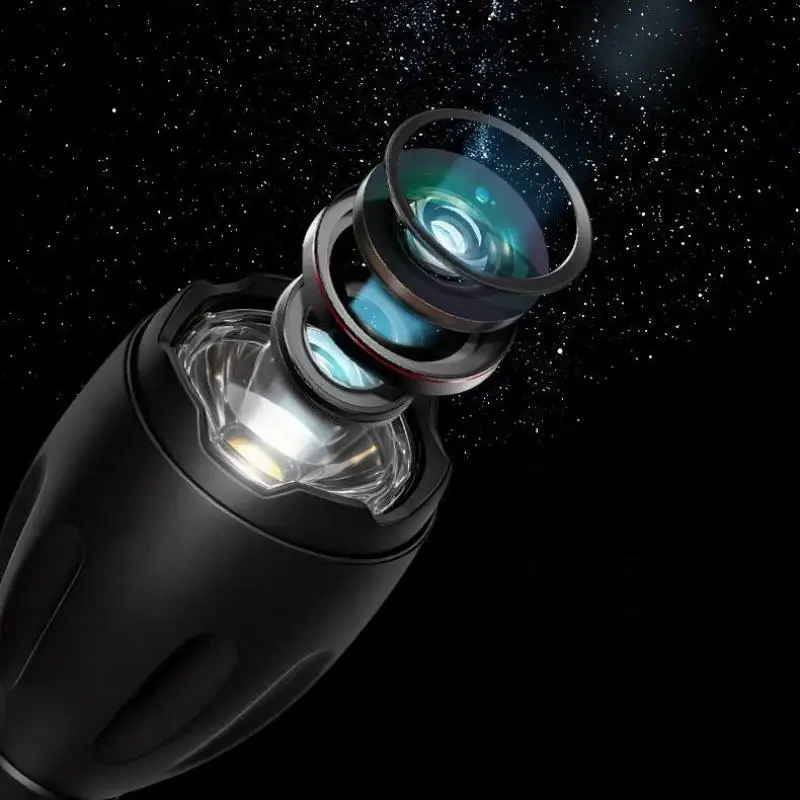 Mini Galaxy Star Projector 2 in 1 Cool Vibe Atmosphere Night Light for Game Room Bedroom Car Decor