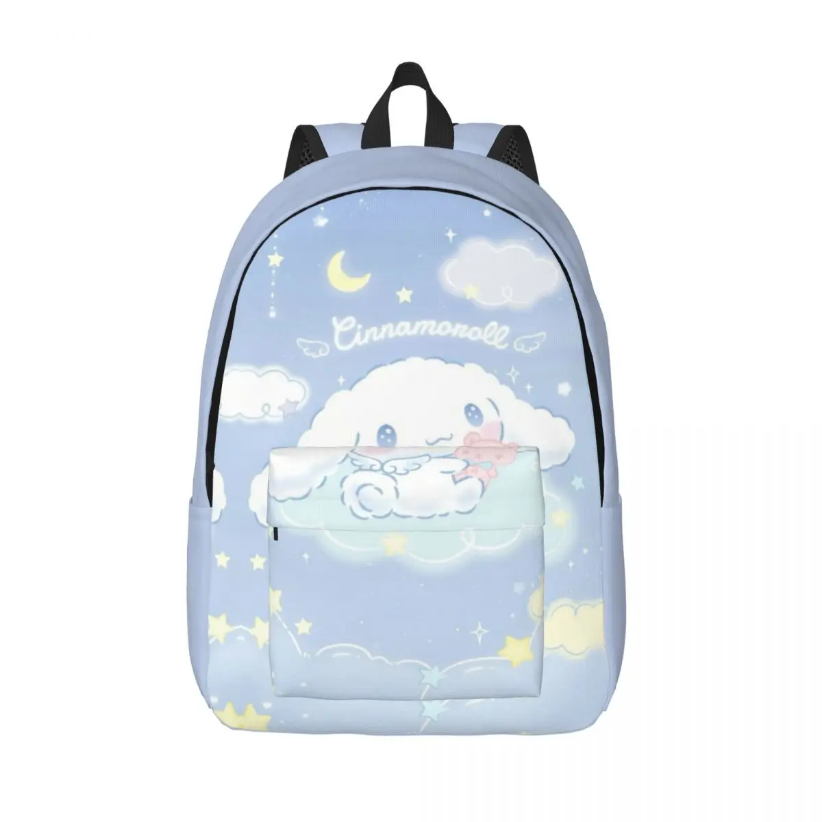 Custom Wallpaper Travel Canvas Backpack Women Men School Laptop Bookbag Cinnamoroll College Student Daypack Bags