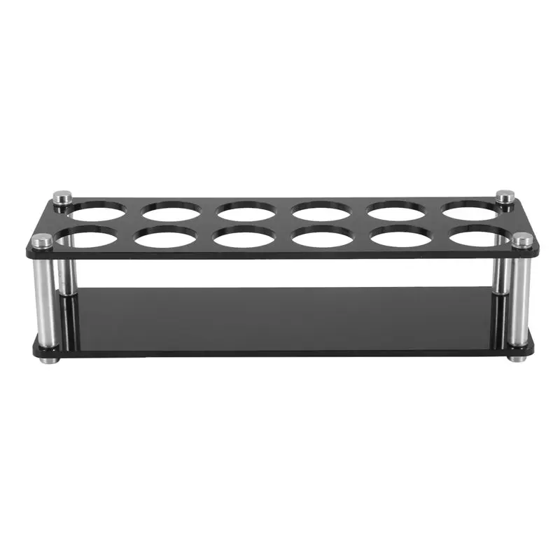 

A74E-3X 12-Hole Acrylic Cup Holder, Shot Glass Holder, Shot Glasses Organizer, Beer Wine Glass Holder Wine Glass Holder