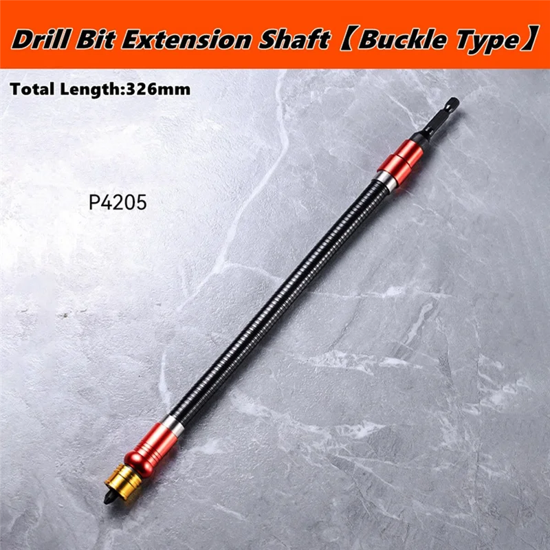 

ABGG-Flexible Drill Bit Extension Shaft Screwdriver Bit Holders,Bendable Elastic Hex Soft Bar