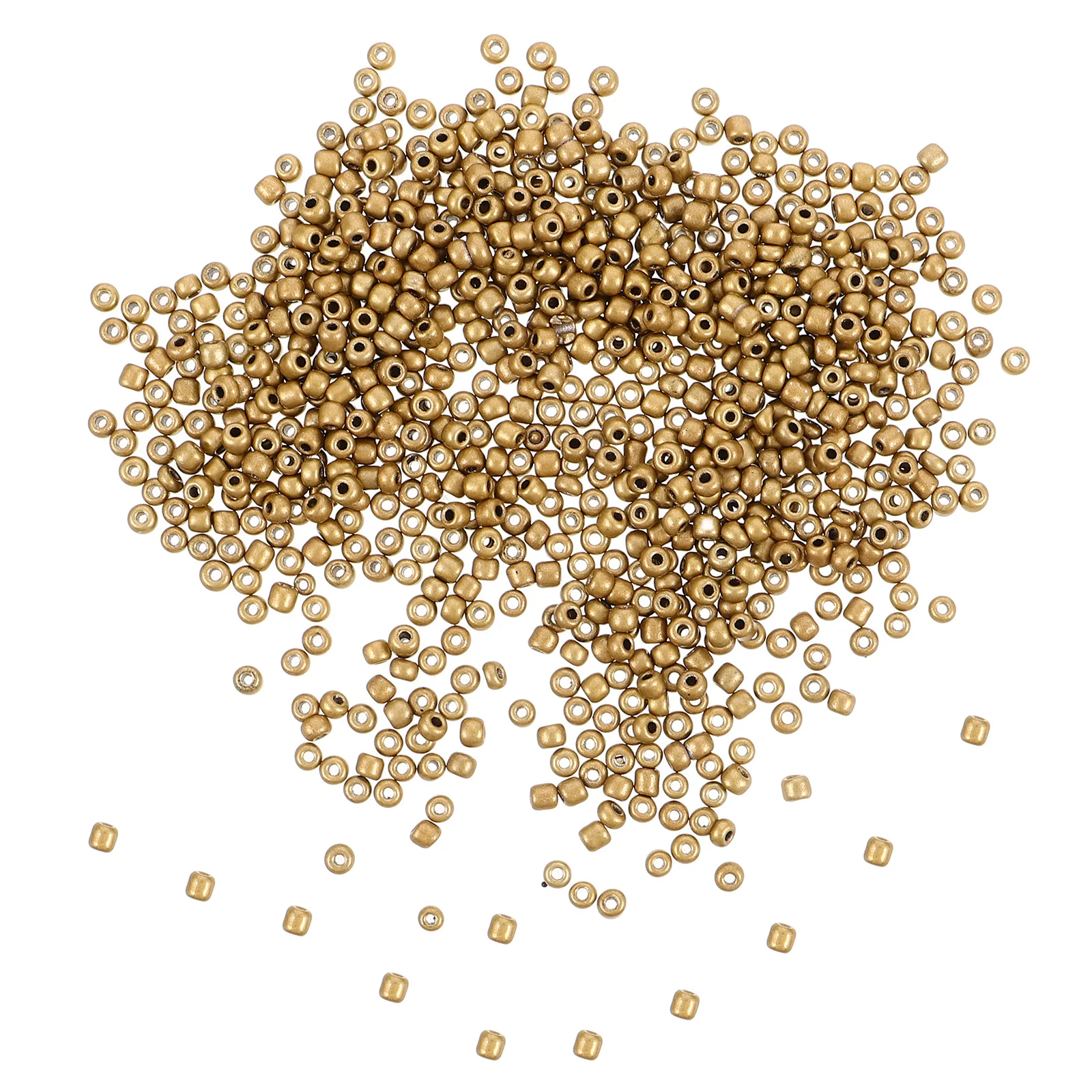 

5000 шт., стеклянные бусины, маленькие золотые бусины-разделители, браслет «сделай сам», ожерелье, принадлежности для изготовления ювелирных изделий, бусина 3 мм