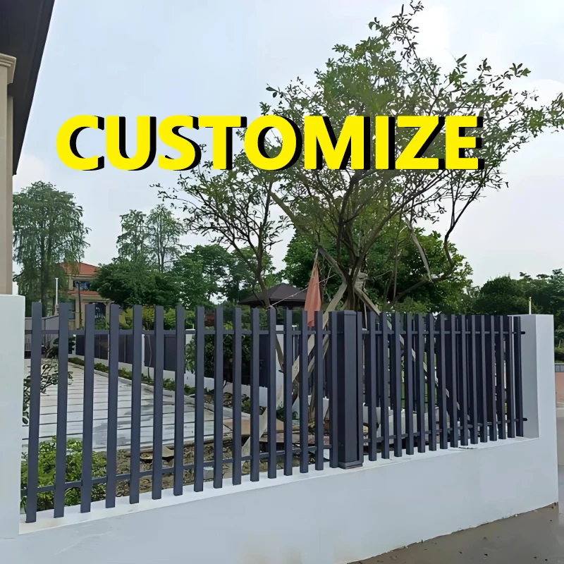 

Any Size Custom Aluminum Heavy Duty Privacy Fence Low Maintenance Anti Corrosion Durable Outdoor Villa Garden Backyard Panel